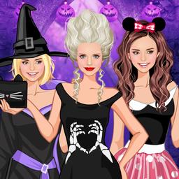 Halloween dress up game