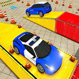 Police Multi Level Car Parking Games