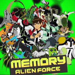 Ben 10 Match 3 Cards Alien Force