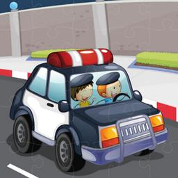 Police Cars Jigsaw Game