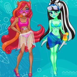 Monster School Beach Party