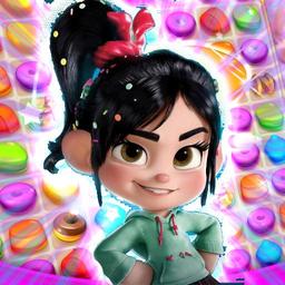 Vanellope Von Schweetz Match 3 Puzzle