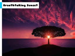 Breathtaking Sunset Jigsaw