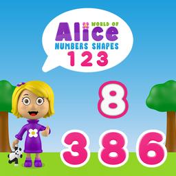 World of Alice Numbers Shapes