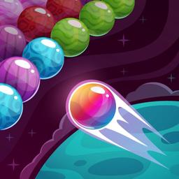 Bubble Shooter Colored Planets