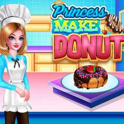 PRINCESS MAKE DONUT COOKING