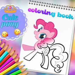 Cute Pony Coloring Book