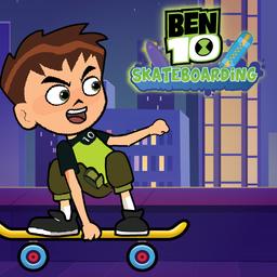 Ben 10 Skateboarding