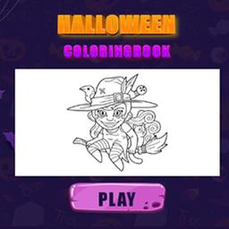 Halloween coloring books