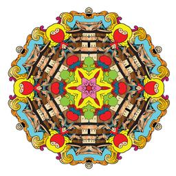 Mandala coloring book for adults and kids